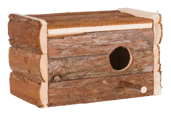 Birdhouse, natural wood