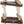 Natural wood ladder, 12 rungs