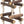 Natural wood ladder, 12 rungs