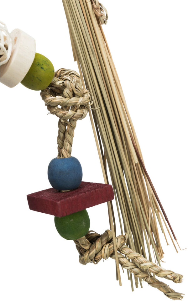 Wooden toys with wicker balls