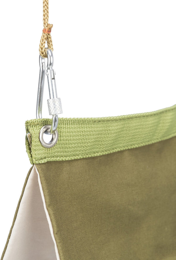 Hanging Bird Tent, Cotton, 16 × 18 × 20 cm, Green