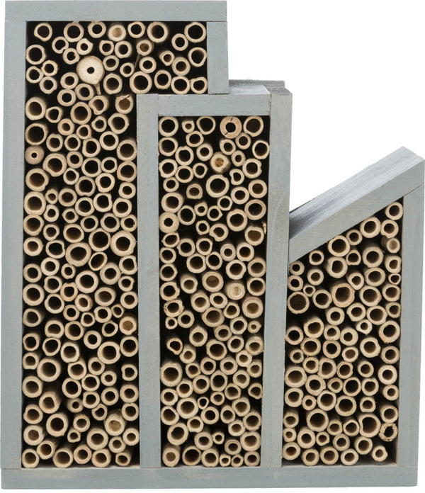 Hôtel pour abeilles, bois, 30×35×12cm