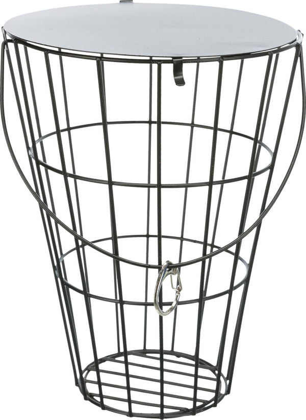 Hanging hay rack with lid, 21cm