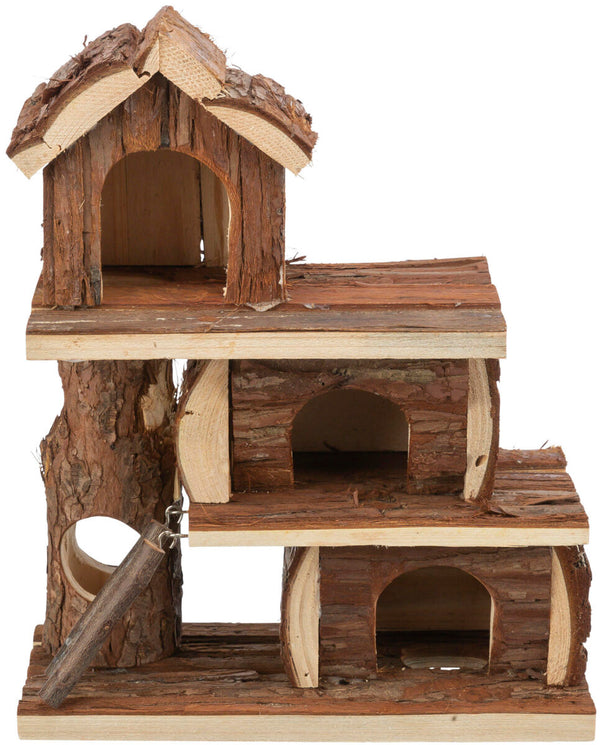 Natural Living Maison pour hamster Tammo,25×30×12cm