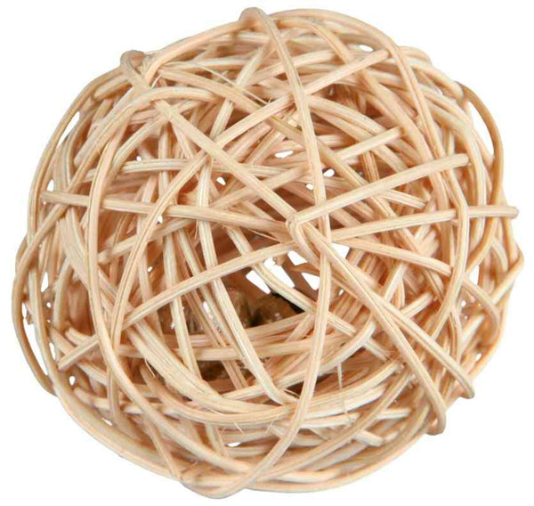 Wicker ball with bell