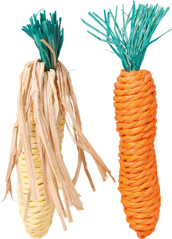 Carrot &gt; corn cobs, straw vegetables, 2 pcs