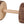 2 natural wooden dumbbells, 9×ø 4.5 cm