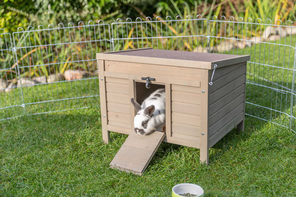 natura maison pour petits animaux, gris-vert