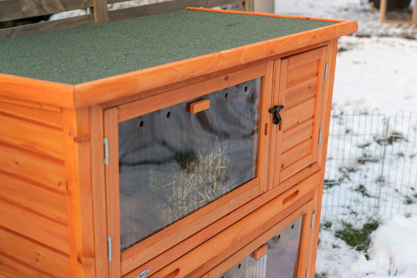 natura rabbit cage with insulation, 116x113x65cm