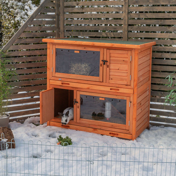 natura rabbit cage with insulation, 116x113x65cm