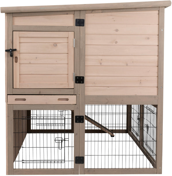 natura XL hutch for small animals with thermal insulation, 120×98×94cm