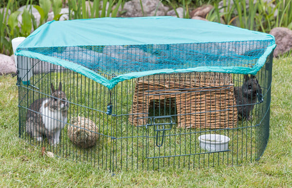 natura Enclos pour jeunes animaux avec filet, ø 116x38cm