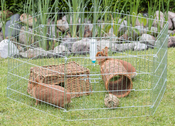 natura enclosure, galvanized, 6 elements, 60x63cm