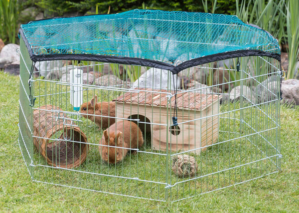 natura enclosure with galvanized net, 6 elements, 63x60cm