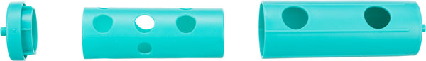 Snack Roll avec support, plastique, 19×12×11cm, gris/turquoise