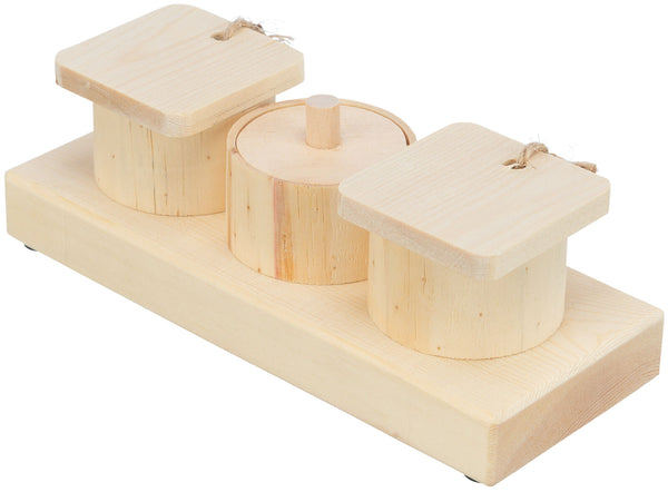 Snack Cups, wood, 15×4.5×6cm