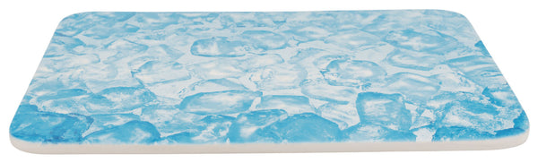 Refrigerating plate, ceramic, blue,