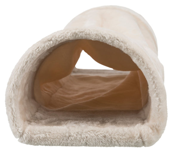 Tunnel câlin pour lapins/cochons d'Inde, peluche, 27×21×80