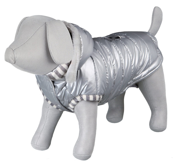 Dog Prince Winter Coat, Silver Grey