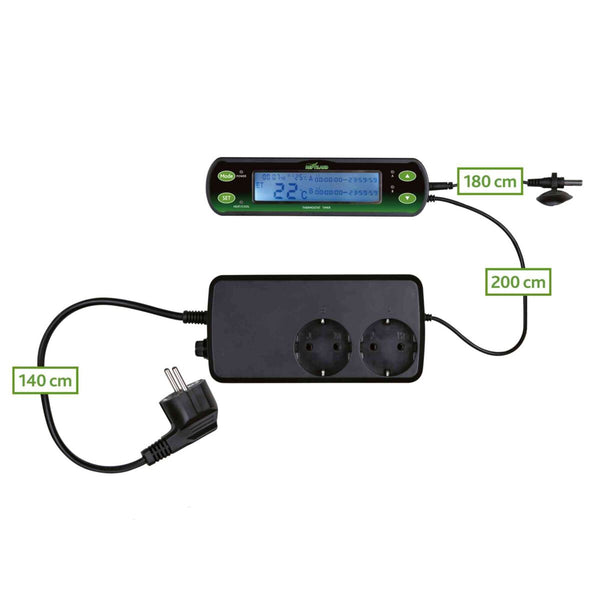 Thermostat, numérique, deux circuits