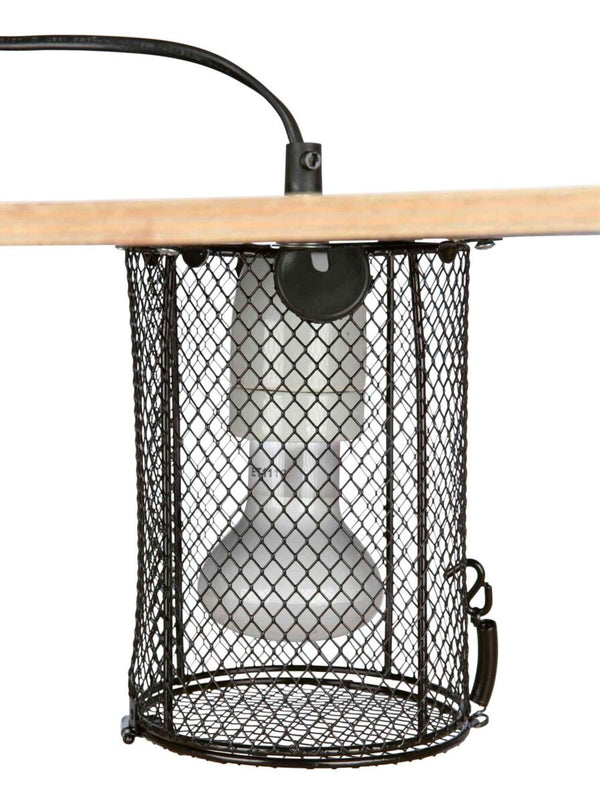 Protective basket for terrarium lamps