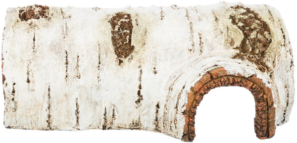 Birch trunk, polyester resin, 15 cm