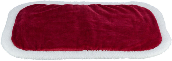 Xmas hamac Nevio, ovale, 75×47cm, rouge/blanc