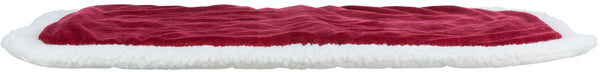 Weihnachtshängematte Nevio, oval, 98×58cm, rot/weiß