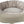 Xmas Luciano Bett, rund, ø 50cm, beige/gold