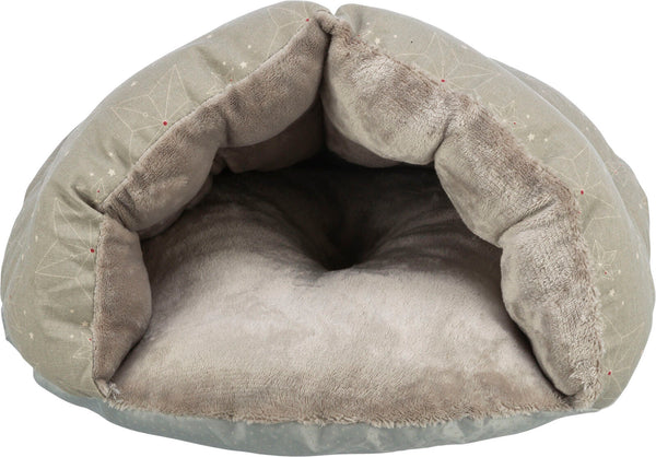 Xmas grotte Luciano, rond, ø 50×30cm, beige/or