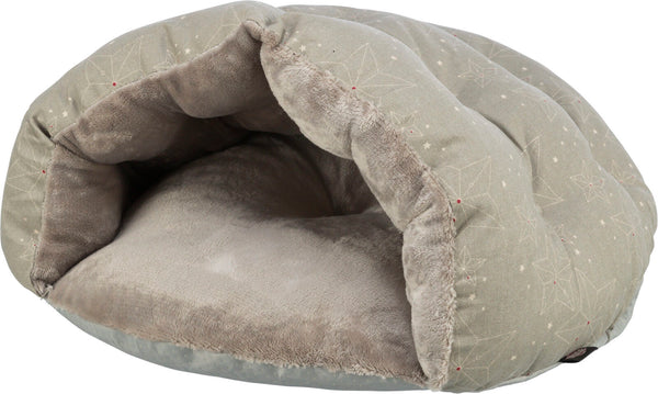 Xmas grotte Luciano, rond, ø 50×30cm, beige/or