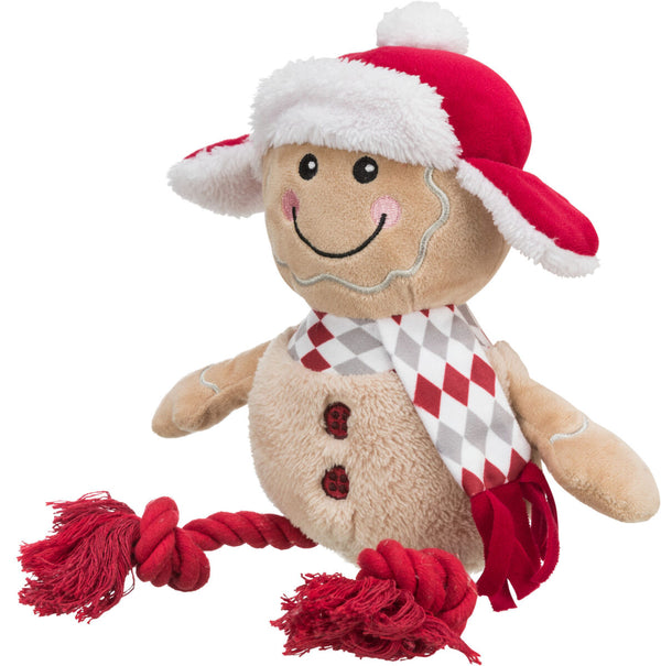 Bonhomme de pain d'épice de Noël, peluche/coton, 34 cm