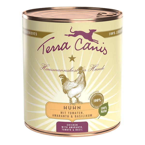 Classic poulet pauvre en céréales avec tomate, amarante > basilic