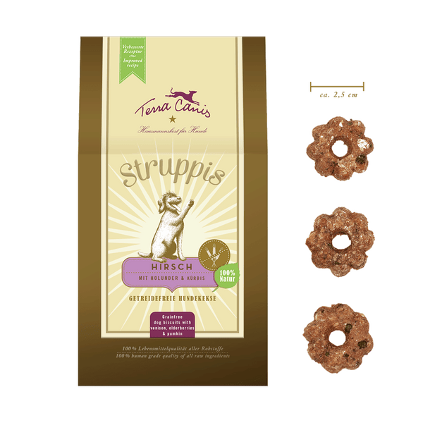 Friandises saines "Struppis "Cerf avec potiron+sureau