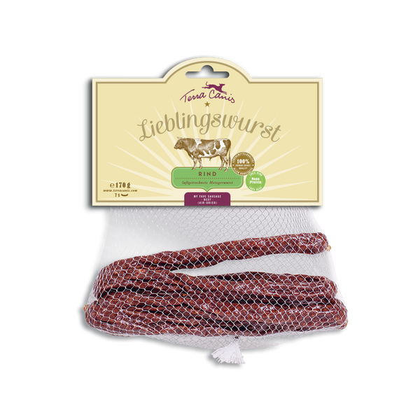 Saucisse préférée Bœuf, sans céréales 7pcs