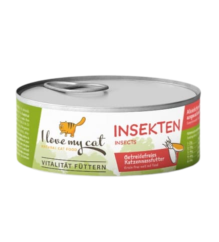 Bellfor chat nourriture humide insectes